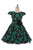 Jacquard High Low Holiday Dress