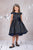 Jacquard High Low Holiday Dress
