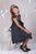 Jacquard High Low Holiday Dress