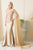 One Shoulder 3D Floral Appliques Long Dress By Amelia Couture 388