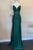 Sleeveless V-Neckline Mermaid Floor Gown 390