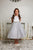 Elegant Satin and Tulle Holiday Dress for Little Girls 452