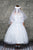 Embroidery Mesh Half Sleeve First Communion Dress 462