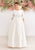 In stock size 10 Linen Spanish Communion Gown Amaya  557002MD Bellavista
