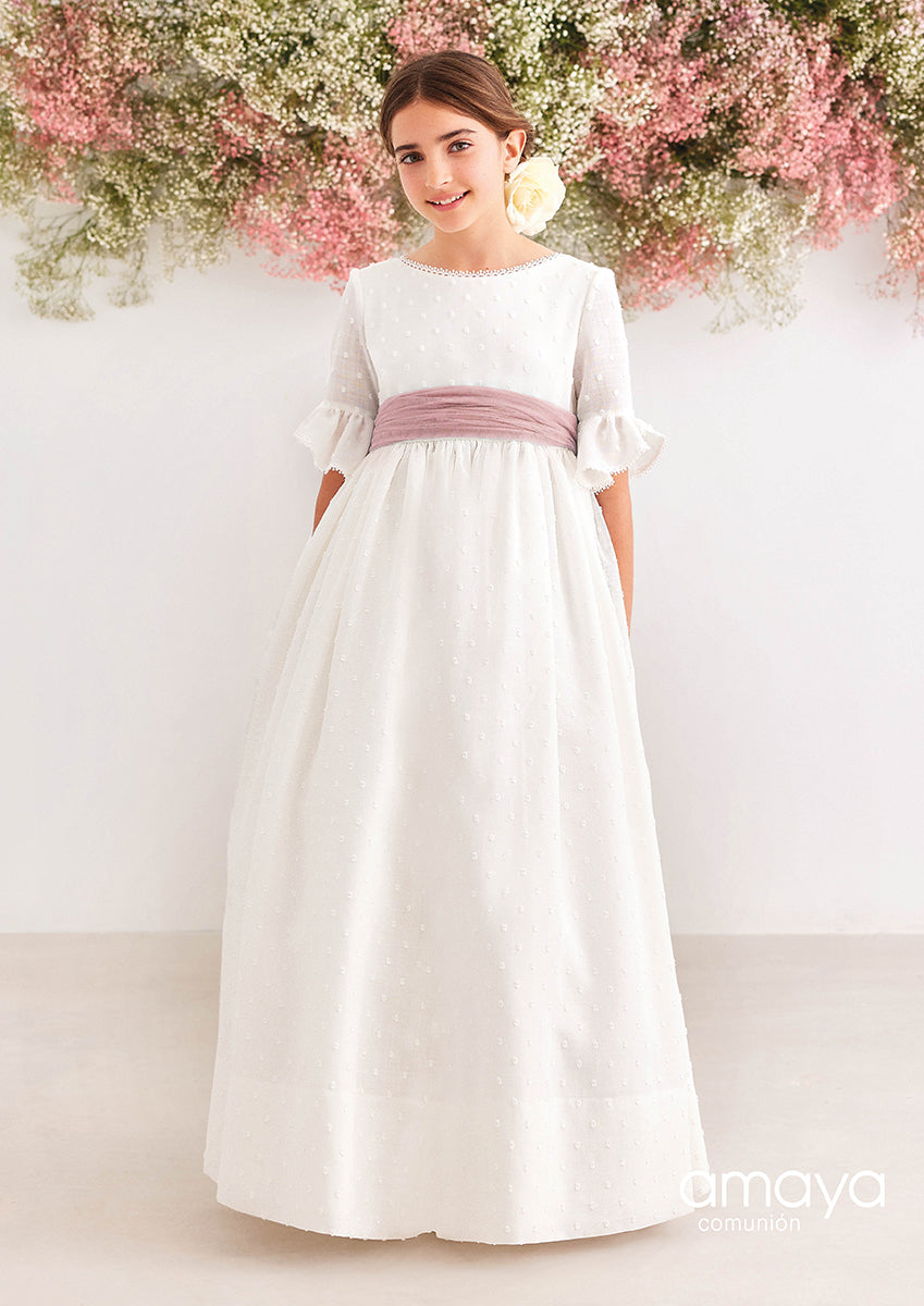 Medium Sleeves Communion Amaya 557002MD – Sparkly Gowns