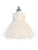 Lace Bodice with Rhinestone Strip Waist Ivory Flower Girl Dress Infant  5786SIV