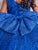 Glitter Ball Gown with Tail Royal Blue Tip Top 5804