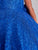Glitter Ball Gown with Tail Royal Blue Tip Top 5804