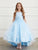 Blue pageant dress