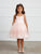 Silver Short Length Flower Girl  Dress 5825S