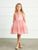 Silver Short Length Flower Girl  Dress 5825S