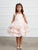 Ruffles Skirt Glitter Horse Hair Flower Girl Dress  Black 5829Bl