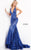 Jovani 59762 V-Neckline Sequin Fitted Bodice Prom Dress