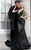 Jovani 59762 V-Neckline Sequin Fitted Bodice Prom Dress