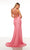 Alyce 61362 V-Neckline Gathered Waist Long Sequin Gown