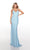 V-Neckline Long Sequin Gown 61396