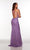 V-Neckline Long Sequin Gown 61396