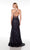 Alyce 61424 Plunging Neckline Fit and Flare Sequin Gown