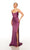 Cowl Neckline Shimmer Prom Gown 61433