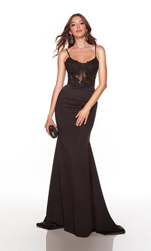 Sweetheart Neckline Embroidered Formal Gown 61456