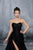 Tarik Ediz 96092 Strapless A-line with Train Deja Dress