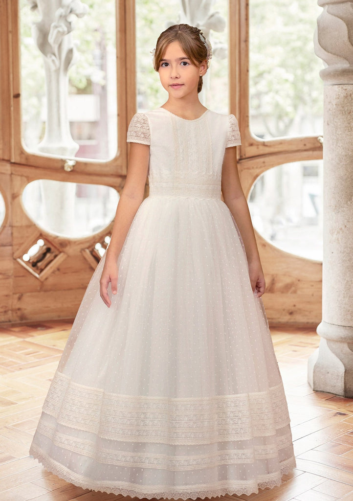Ball Gown Spanish Designer Communion Dresses COMMUNION DRESS 2018
