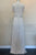 Embroidered Floral Natural Waistline Long Dress By Amelia Couture IN004