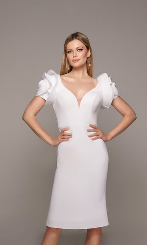 Alyce 70024 Rose Sleeves Cocktail And Party Dress REQUEST PRICE AND SIZES