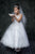 Lace  Tulle Illusion Neckline First Communion Flower Girl Dress