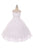 Lace  Tulle Illusion Neckline First Communion Flower Girl Dress