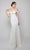 Alyce 7062W Italian Knit Off the Shoulder Fit And Flare Wedding Dress REQUEST PRICE