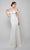 Alyce 7062 Italian Knit Off the Shoulder Fit And Flare  Evening Gown