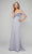 Alyce 7062 Italian Knit Off the Shoulder Fit And Flare  Evening Gown