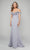 Alyce 7062 Italian Knit Off the Shoulder Fit And Flare  Evening Gown