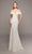 Alyce 7062 Italian Knit Off the Shoulder Fit And Flare  Evening Gown