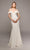 Alyce 7062 Italian Knit Off the Shoulder Fit And Flare  Evening Gown