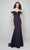 Alyce 7062 Italian Knit Off the Shoulder Fit And Flare  Evening Gown