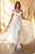 Vestido largo hasta el suelo con hombros descubiertos y bordado de Cinderella Divine 7258W