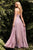 V-Neckline Satin A-line  Bridesmaids or Evening Dress 7472