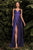 V-Neckline Satin A-line  Bridesmaids or Evening Dress 7472
