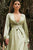 Curves Opened Long Sleeve Satin Evening Gown 7475C