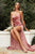 Cowl Neckline Fitted Satin Bridesmaid Evening Dress 7479