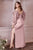 Curves Puffed Sleeves Soft Satin Bridesmaids or Evening Gown CD7482C