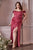 Corset Soft Satin Pleated Skirt  Bridesmaids or Evening Gown CD7484