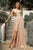 Nude evening gown