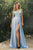 Sweetheart Neckline  Soft Satin A-line Curvy Bridesmaid or Evening Gown 7485C