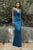 Fitted Satin  Bridesmaids or Evening Gown CD7487