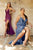 Fitted V-neckline Satin Gathered Waist Emerald Bridesmaids or Evening Gown CD7489E