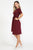 Short Sleeves Stretch Midi Dress 8524