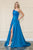 Stones Embellishment One Shoulder Prom Dress 8920